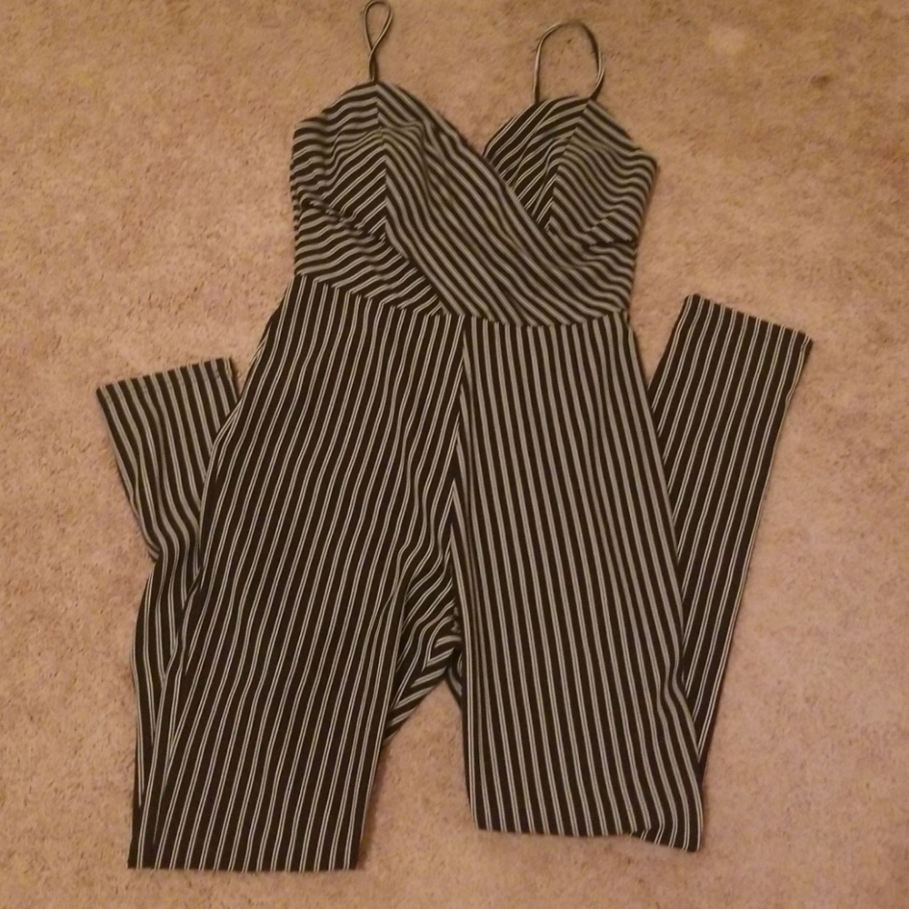 Black and white Romper